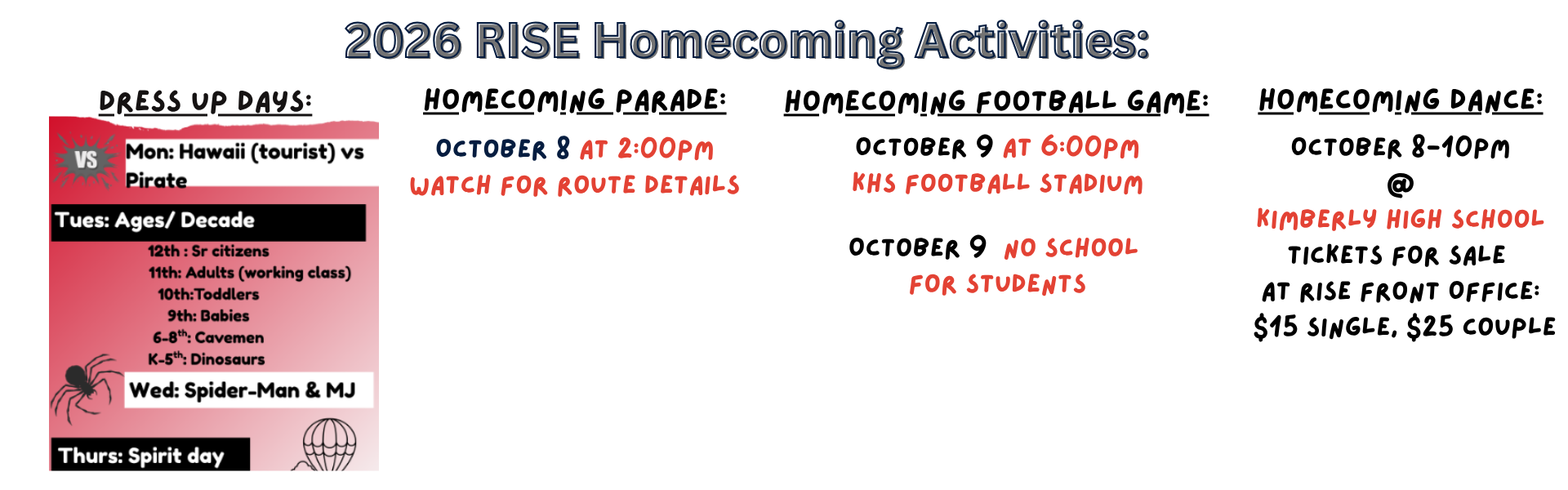 Homecoming Activities