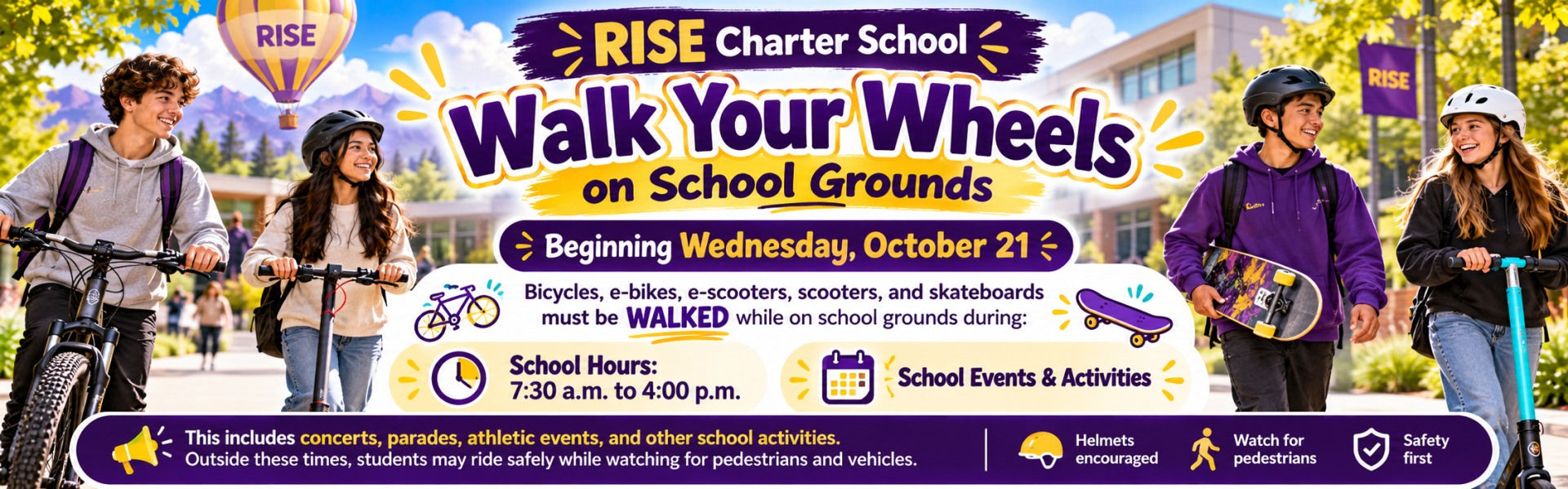 Walk Your Wheels!