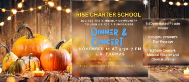 Annual Fall Fundraiser Dinner Concert