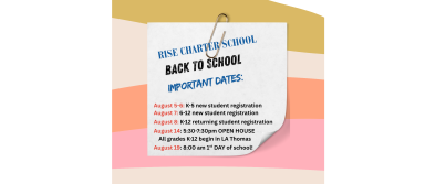 Dates to Remember