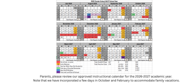 RISE 26-27 Instructional Calendar